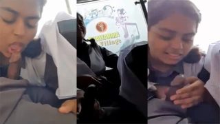 Teen Student Deep Blowjob In School Bus – Desi Group Sex